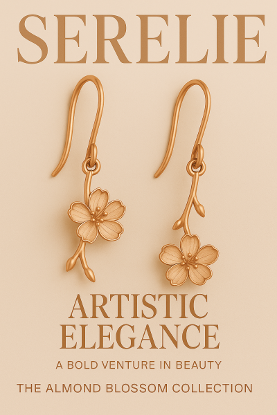 Almond Blossom Rose Gold Küpe